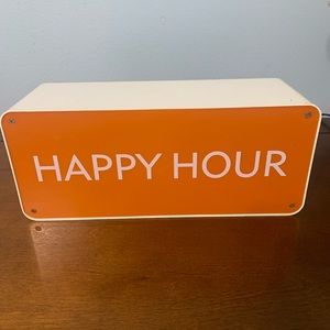 Retro Light Up Happy Hour Last Call Sign